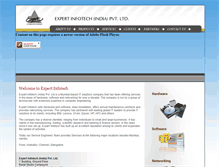 Tablet Screenshot of expertinfotech.com